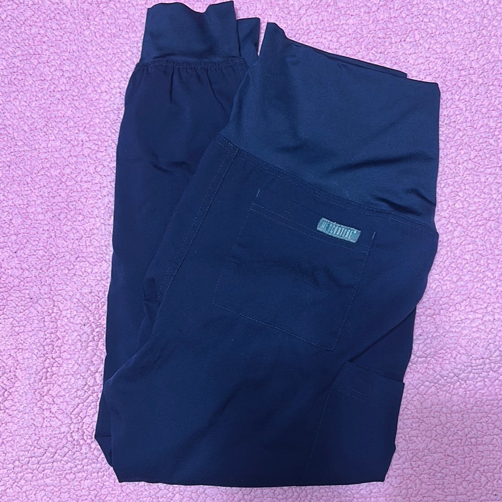 MATERNITY Med Couture Navy Blue Scrub pants